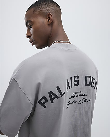 Grey Oversized Fit Palais Dept T-Shirt