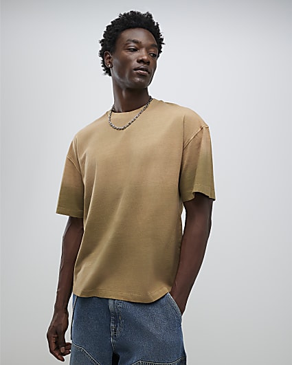 Yellow Oversized Fit Washed T-Shirt