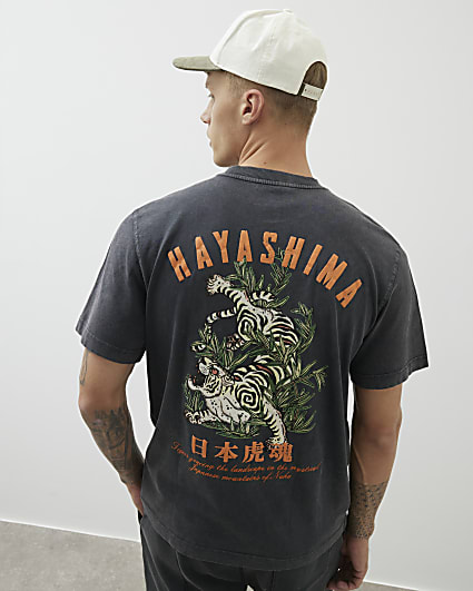 Black Regular Fit Hayashima T-Shirt