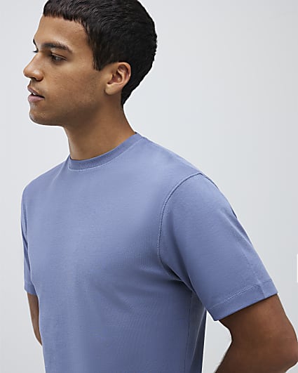 Blue Regular Fit T-Shirt
