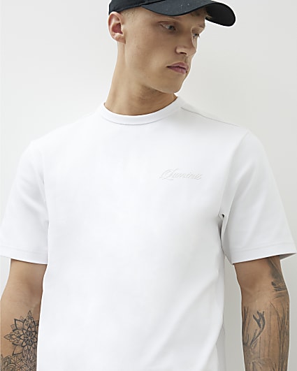 White Regular Fit Luminis T-Shirt