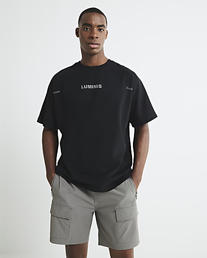 Green Oversized Luminis Embossed T-Shirt