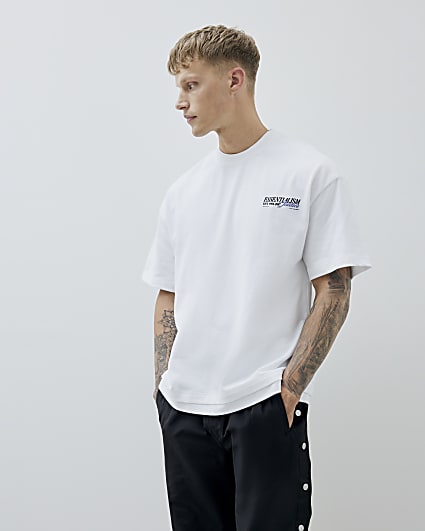 White Essentialism Double Layered T-Shirt