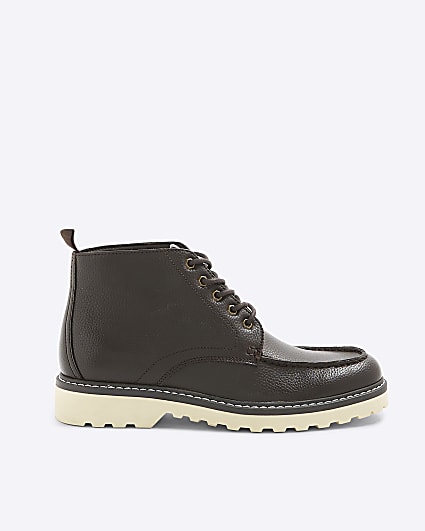 Brown Wedge Chukka Boots
