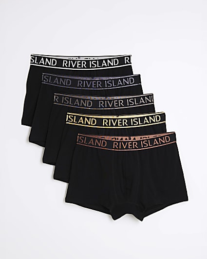 Black Metallic RI Pack Of 5 Trunks