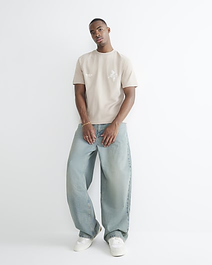 Stone Short Sleeve Regular Fit Crane T-shirt