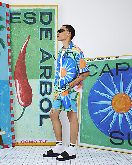 Multi Colour Atlas Mesh Shirt