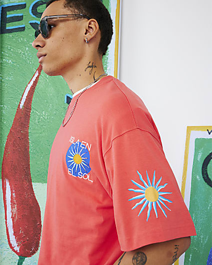 Pink Atlas Short Sleeve Patch Tee