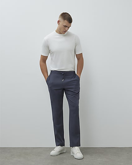 Blue Slim Fit Joggers