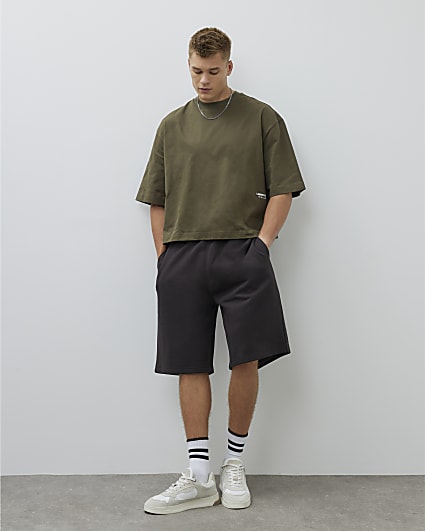 Khaki Oversized fit T-Shirt