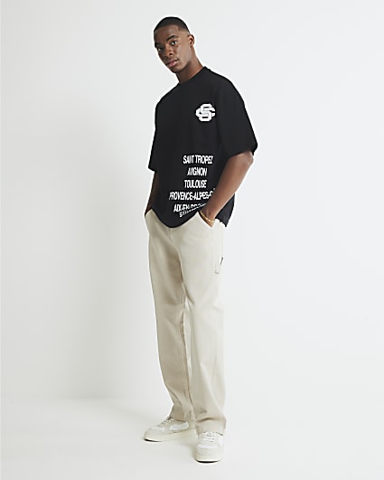 Stone Loose Fit Trousers