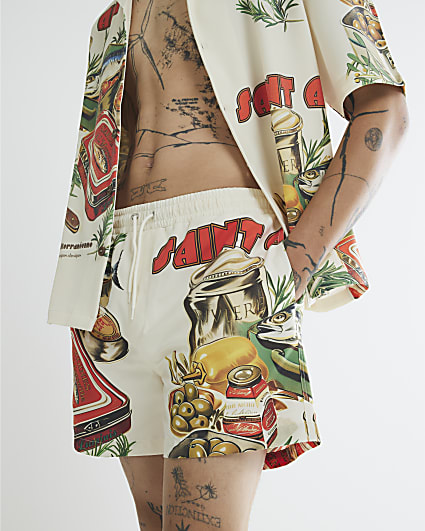 Multi Colour Sardines Swim Shorts