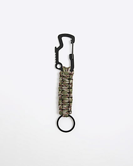 Green Large Clip Keyring