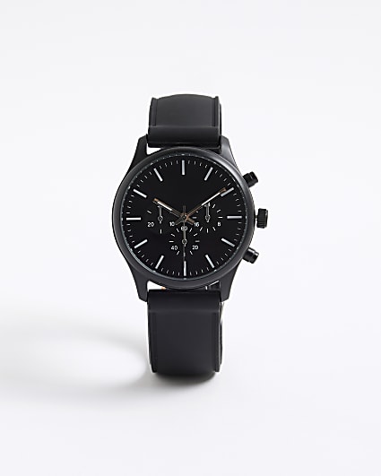Black Strap Watch