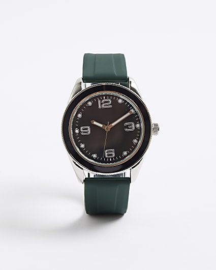 Green Strap Watch
