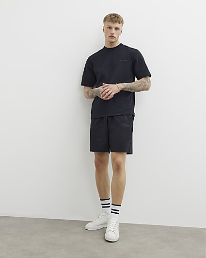 Black Regular Fit Luminis Shorts