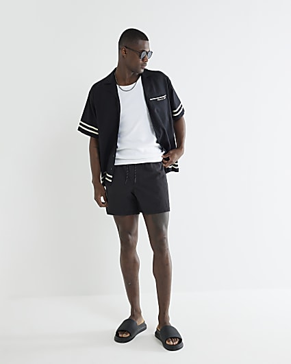 Black Runner Shorts