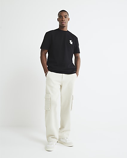 Crean Loose Fit Cargo Jeans
