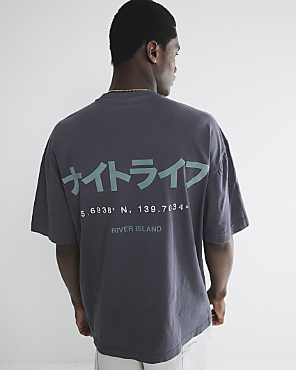 Black Short Sleeve Shinjuku RI T-Shirt