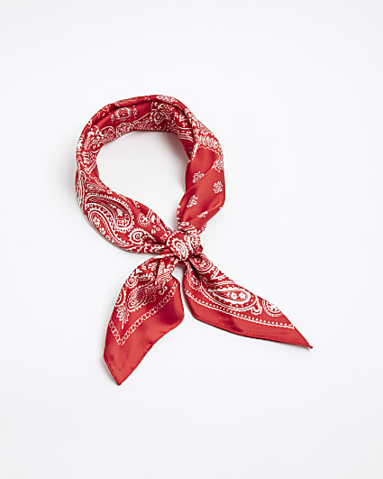 Red Paisley Bandana