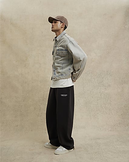 Brown Wide Leg Luminis Studio Joggers