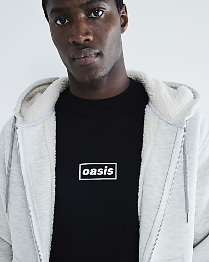 Black Regular Fit Oasis T-Shirt