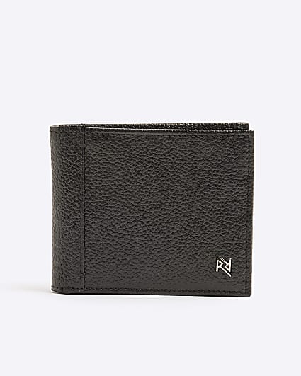 Black Leather Decal Wallet