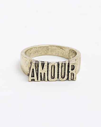 Gold Amour Ring