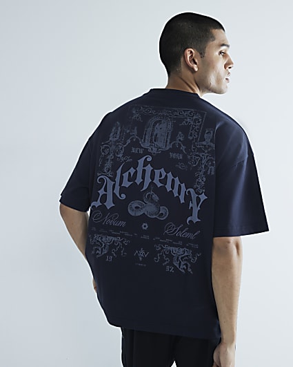 Black Oversized Fit Alchemy T-Shirt