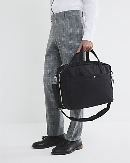 Black Nylon Commuter Bag