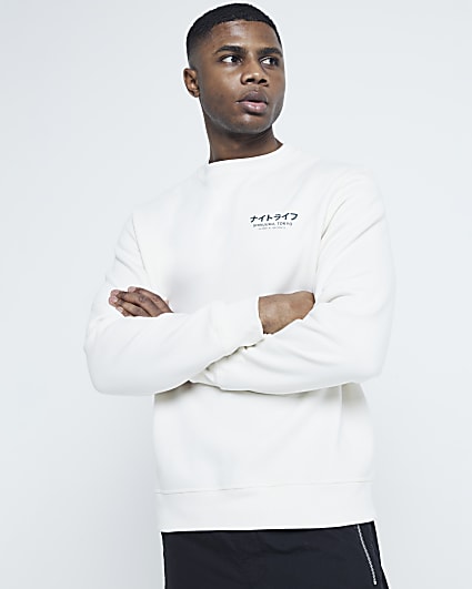 Ecru Regular Fit Shinjuku Sweatshirt