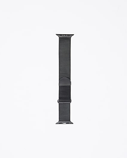 Black Mesh Watch Strap