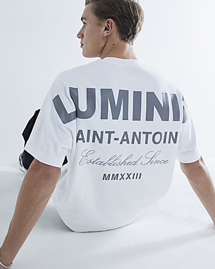 White Oversized Luminis T-Shirt
