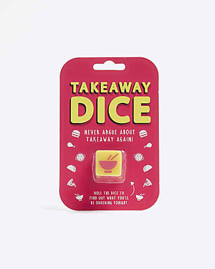 Yellow Takeaway Dice