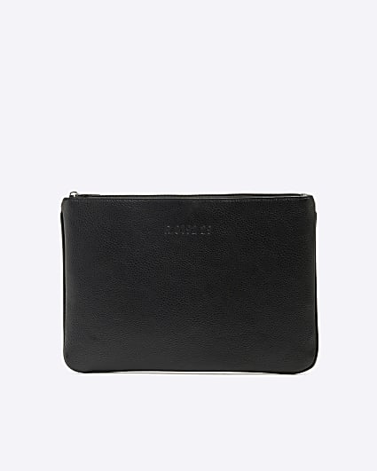 Black Faux Leather Ipad Case