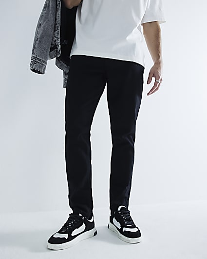 Black Tapered fit Jeans