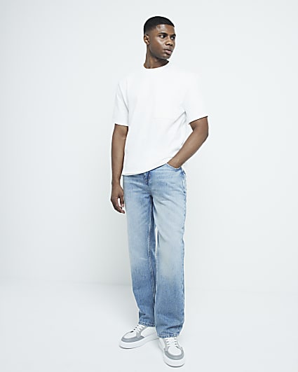 Cream Regular fit Pocket T-shirt