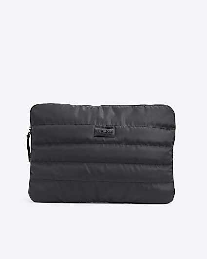 Black Quilted Luminis Laptop Case