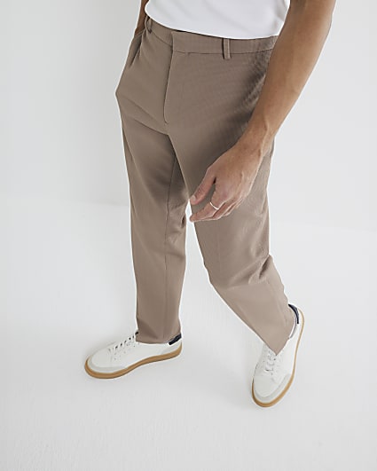 Beige Smart Trousers