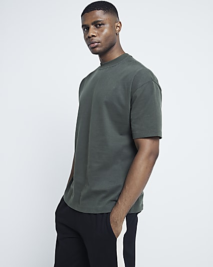 Khaki Short Sleeve Oversized T-Shirt