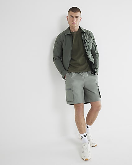 Green Cargo Shorts