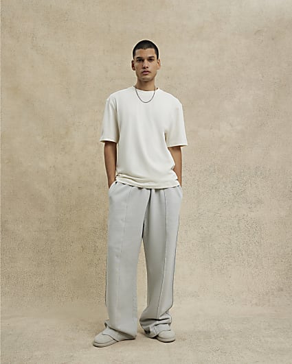 Beige Regular Fit RI Studio T-Shirt