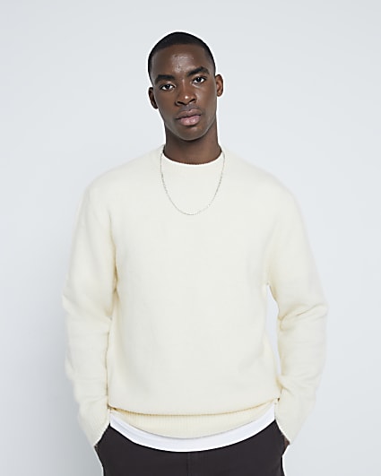 Yellow Relaxed Fit Jumper