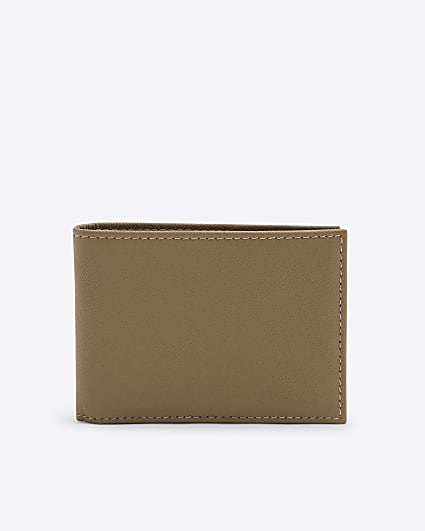 Brown Leather Slim Wallet