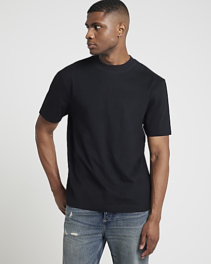 Black regular fit RI Studio T-Shirt