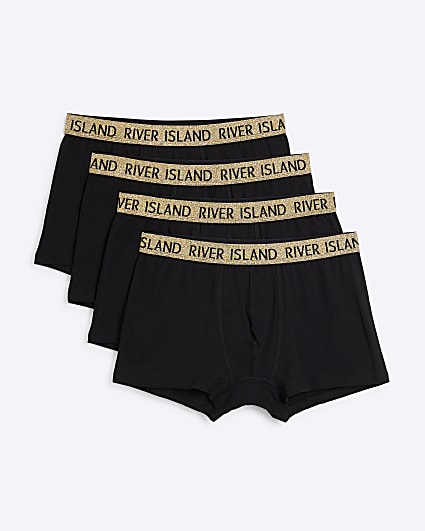 4PK Gold RI Waistband Trunks