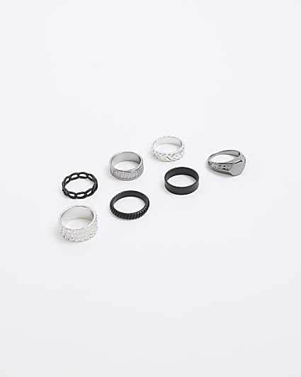 7 PK mixed metal rings