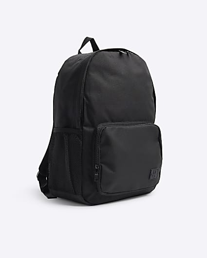 Black zip up backpack