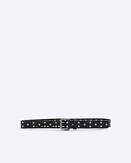 Black Studded Belt