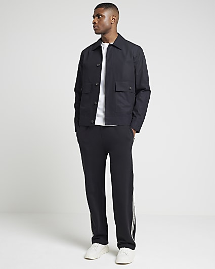 Navy Regular Fit Smart Chore Jacket